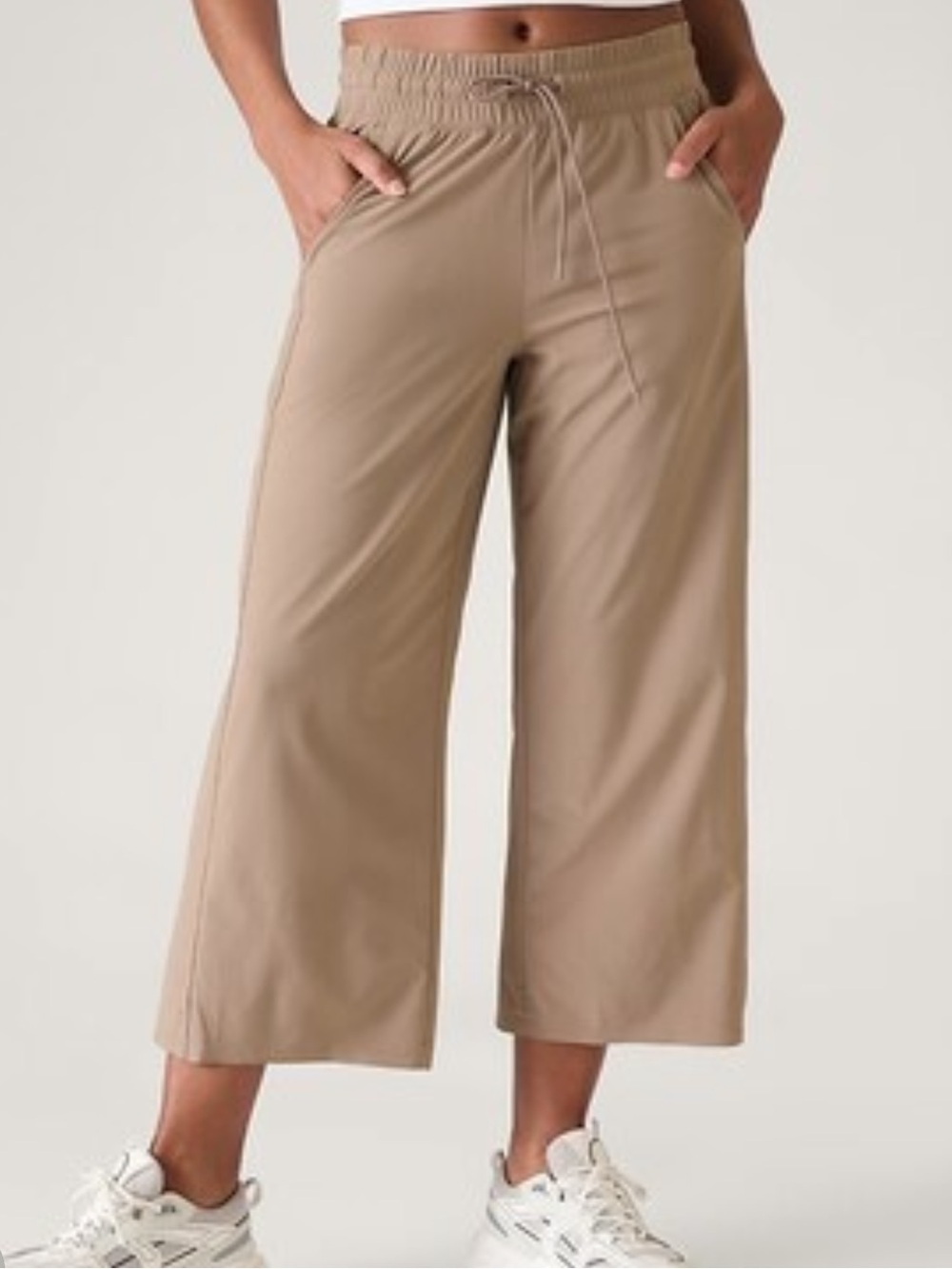 Athleta Avenue Wide Leg Crop Pant